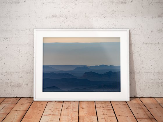 Sunrise over Ramon crater #5 | Limited Edition Fine Art Print 1 of 10 | 45 x 30 cm