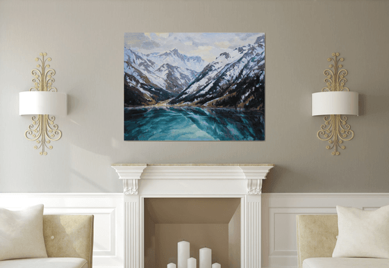 In silence of mountains