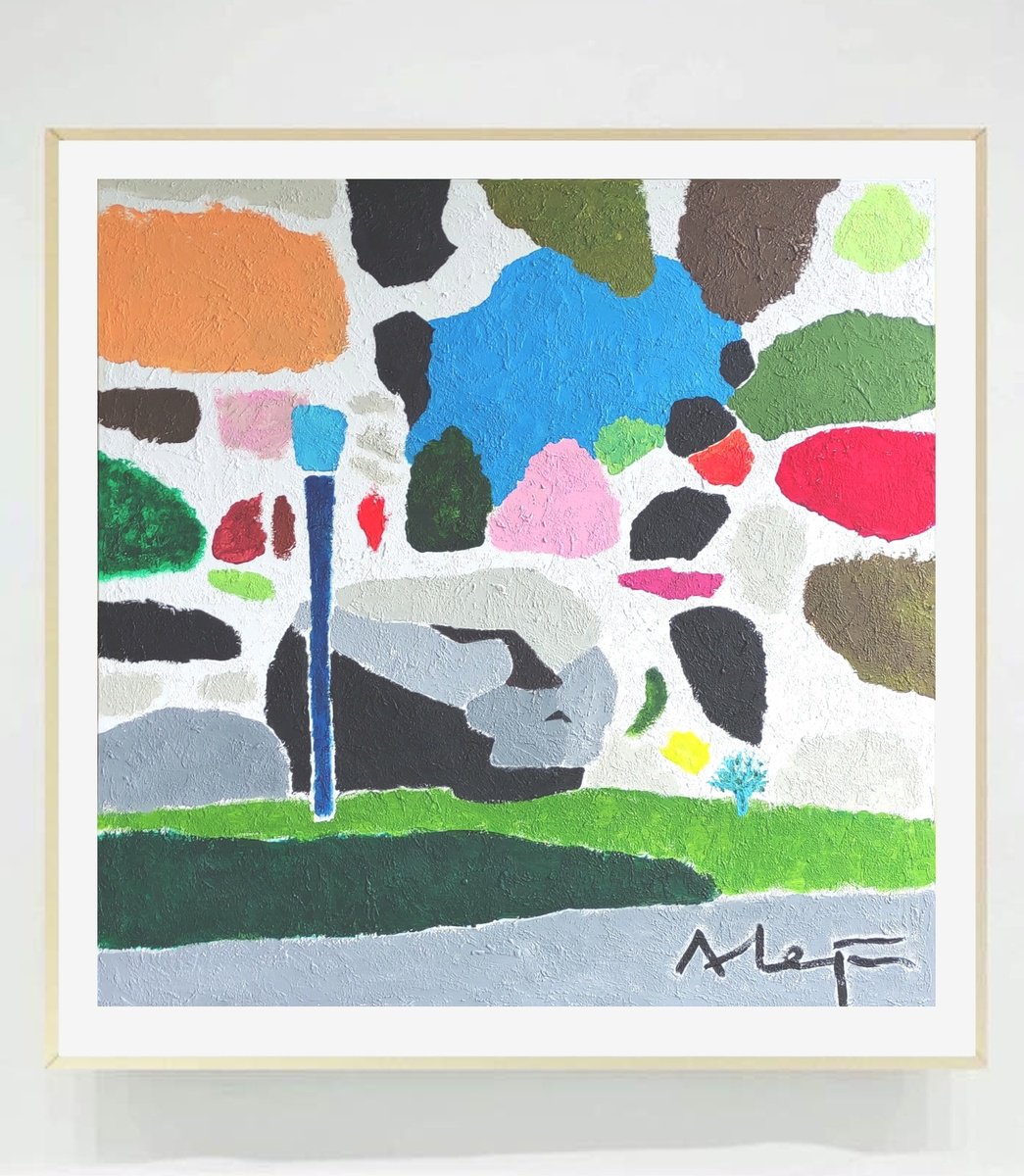  Whistling In The Rain By Alejos, 39 X 39, Artwork For Sale On Artfinder