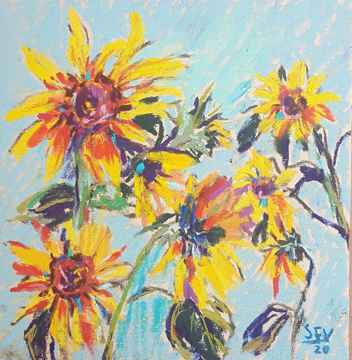 Sunflower breeze by Silvia Flores Vitiello