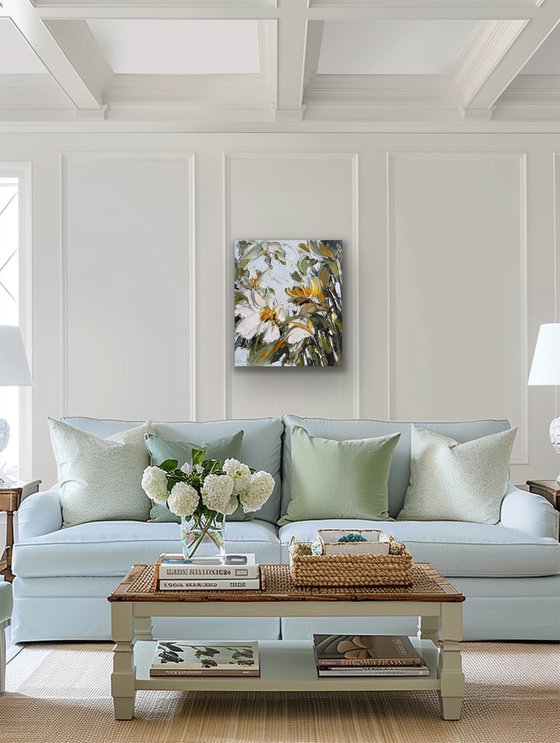 White magnolia No 38