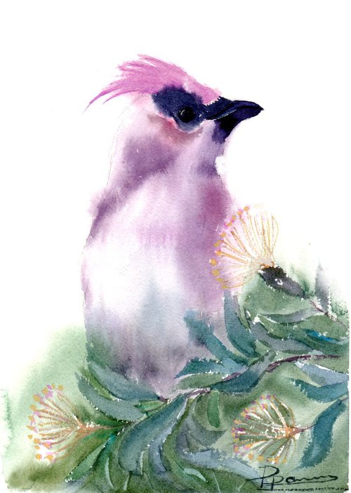 Pink Bird by Olga Shefranov (Tchefranov)