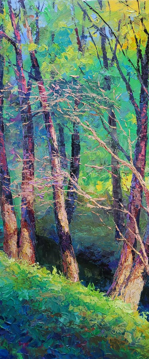 A Walk Through the Autumn Forest by Boris Serdyuk