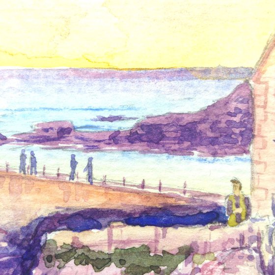 Porthleven Harbour Wall