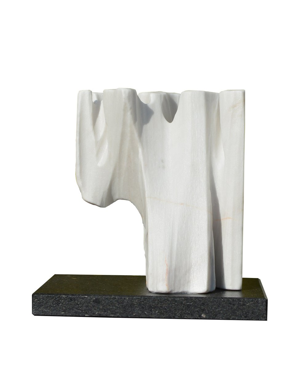 Impressionistic Animal Stone Sculpture By Ognyan Chitakov, 8 X 8", "Bactrian", Original Artwork