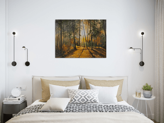 Sunlit Forest Serenity