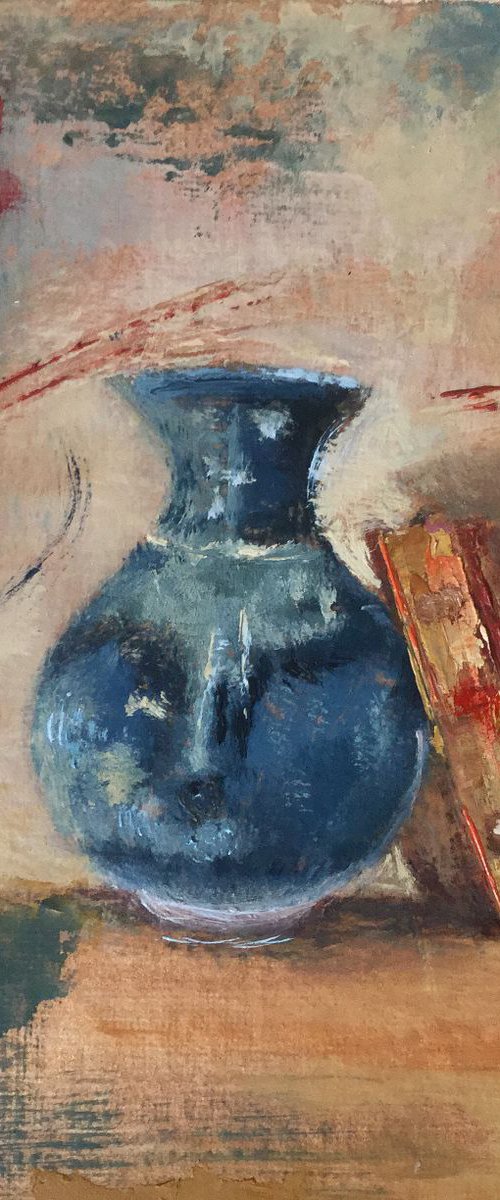 Blue Vase by Rebecca Pells