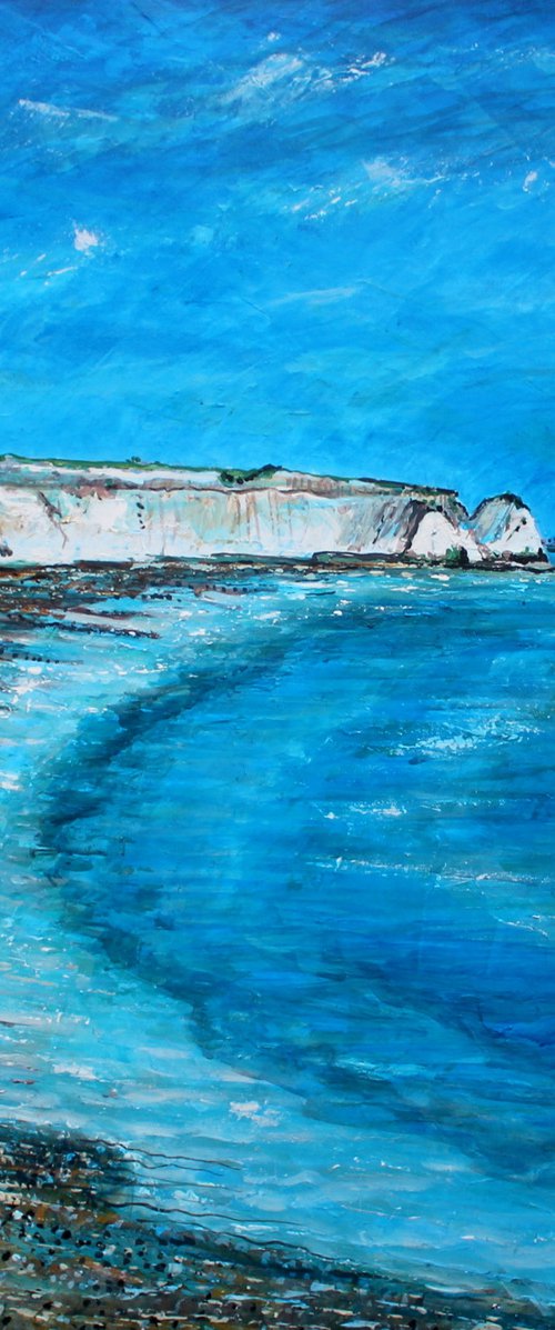 Freshwater Cliffs II ( Large 80 cm x80 cm) by Paul J Best