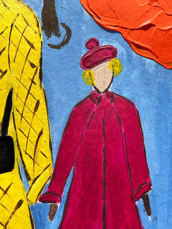 Walking with little Sofia