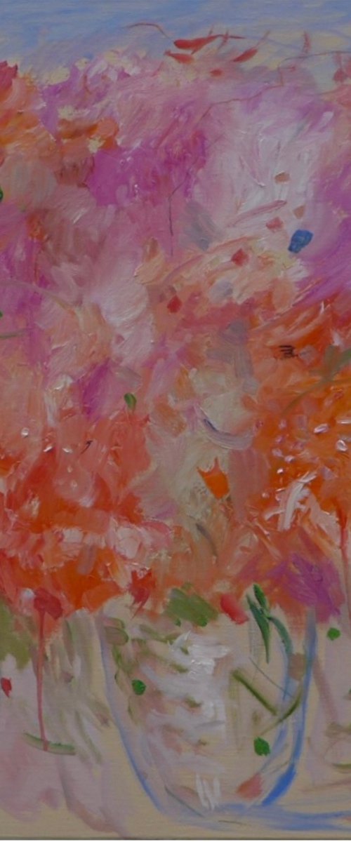 Red Flowers by Irina Smirnova-Seymour