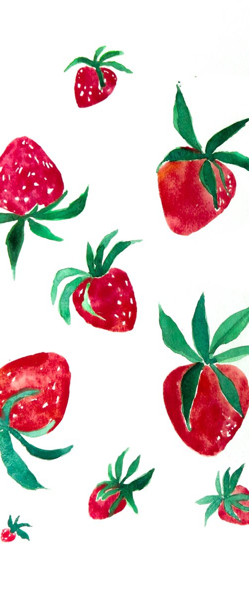 Strawberries by Nadia Moniatis