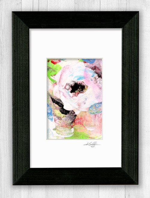 Lovely Little Gems 27 - Floral painting by Kathy Morton Stanion by Kathy Morton Stanion