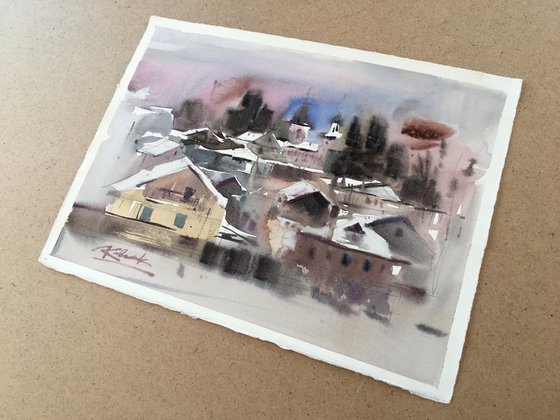 Winter sketch. Sergiev Posad