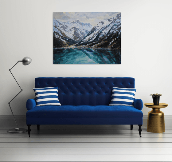 In silence of mountains