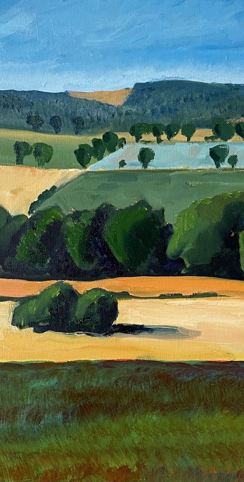 Fife landscape near Cupar by Stephen Howard Harrison