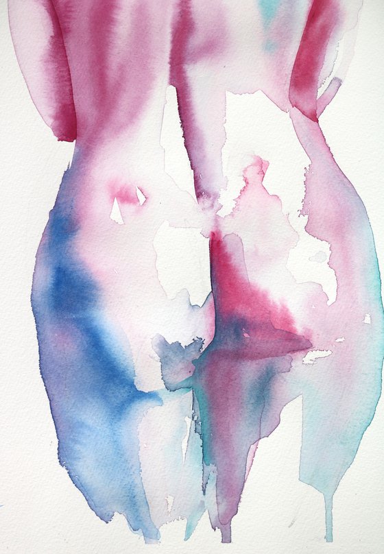 Nude painting "In Fluid Form VI"