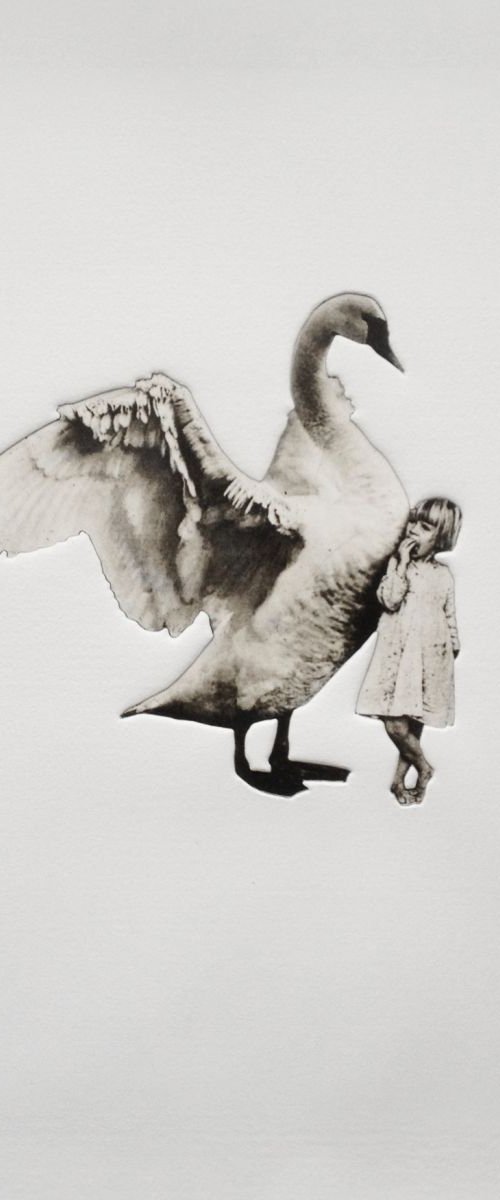 Girl and Swan No.5 by Jaco Putker