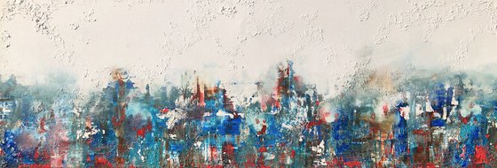 bright and blues (150 x 50 cm) Dee Brown