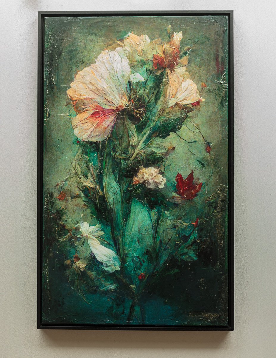 Painting , Floral Decay Xix By Teis Albers, 31 X 47, Artwork For Sale On Artfinder