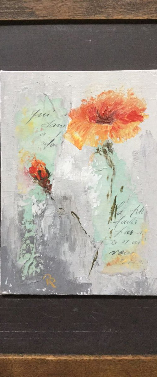 Poppies for Remembrance #1 by Rebecca Pells