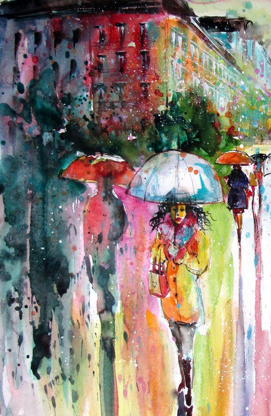 Joyful rainy day II