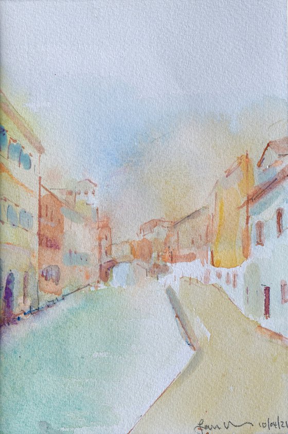 Venice Watercolour Study No 9