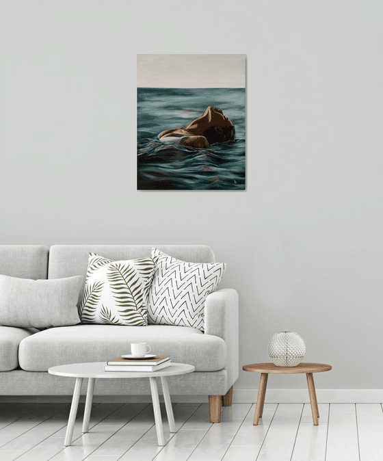 Girl in the water