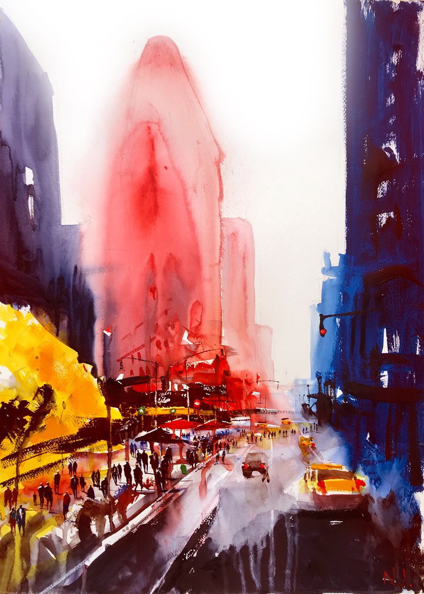 New York #01 by NJ Paintings