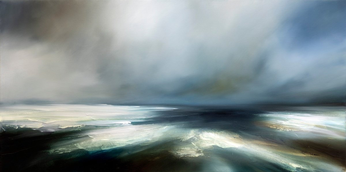 Night Seas By Paul Bennett, 35 X 20, Artwork For Sale On Artfinder