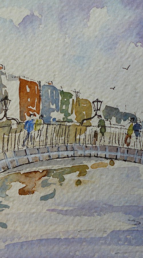 Ha'penny Bridge II by Maire Flanagan
