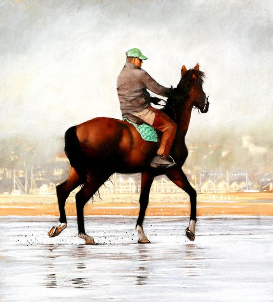 Horse and Rider, Deauville Beach