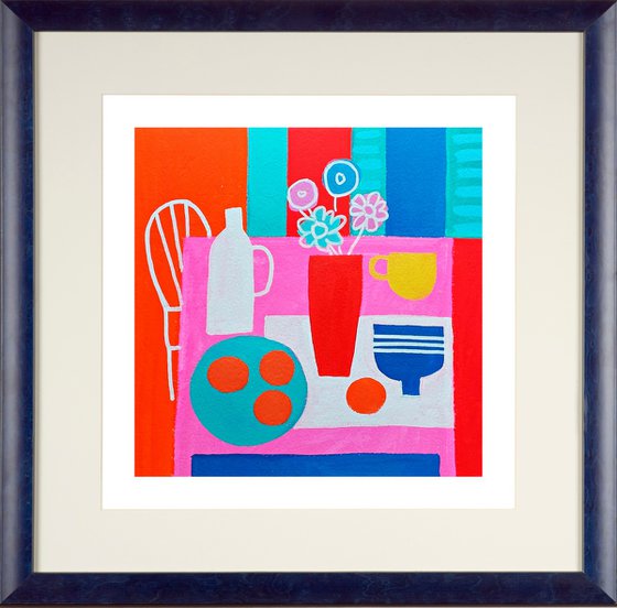 Still Life with a White Chair II
