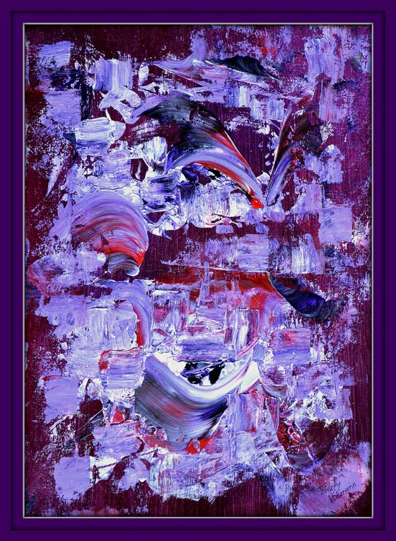 PURPLE SHINE.ABSTRACT.