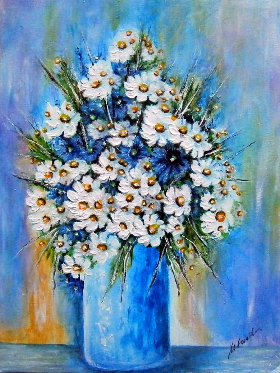 Bouquet of meadow flowers 1.. by Emilia Urbanikova