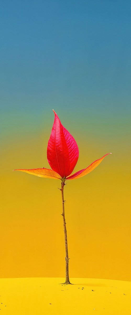 Floral Expressionism IX by Richard Gibson