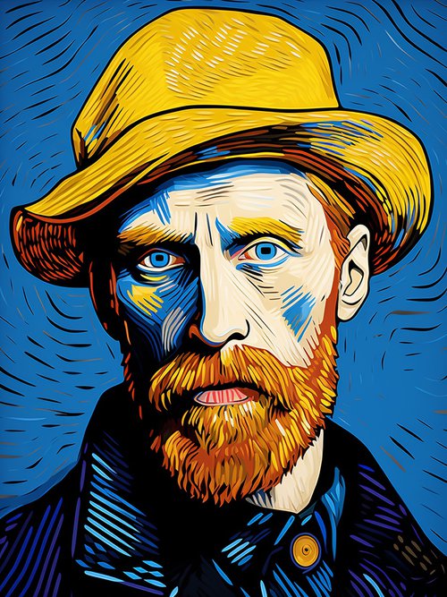 Portrait of Van Gogh by Kosta Morr