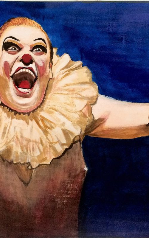 Scary Clown by Lucyanne Terni