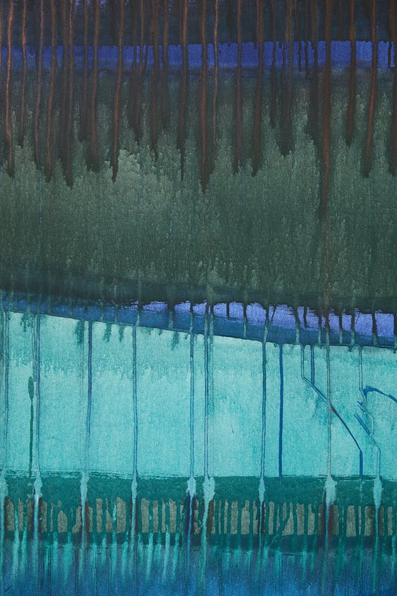 Hold Onto The Feeling / Red Grey Turquoise