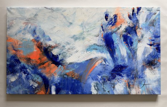 Dancers in the blue