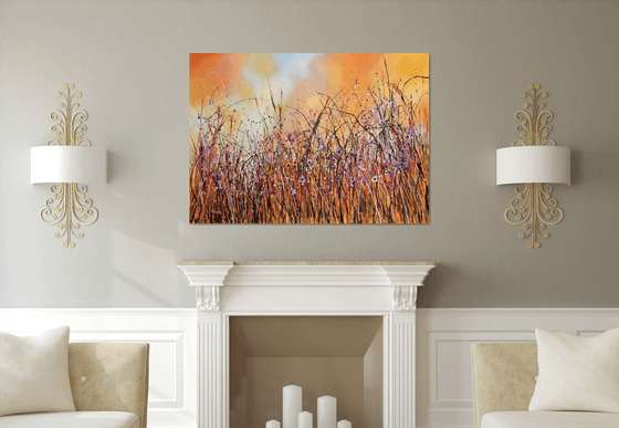 Parallel Connection - Extra Large original floral landscape