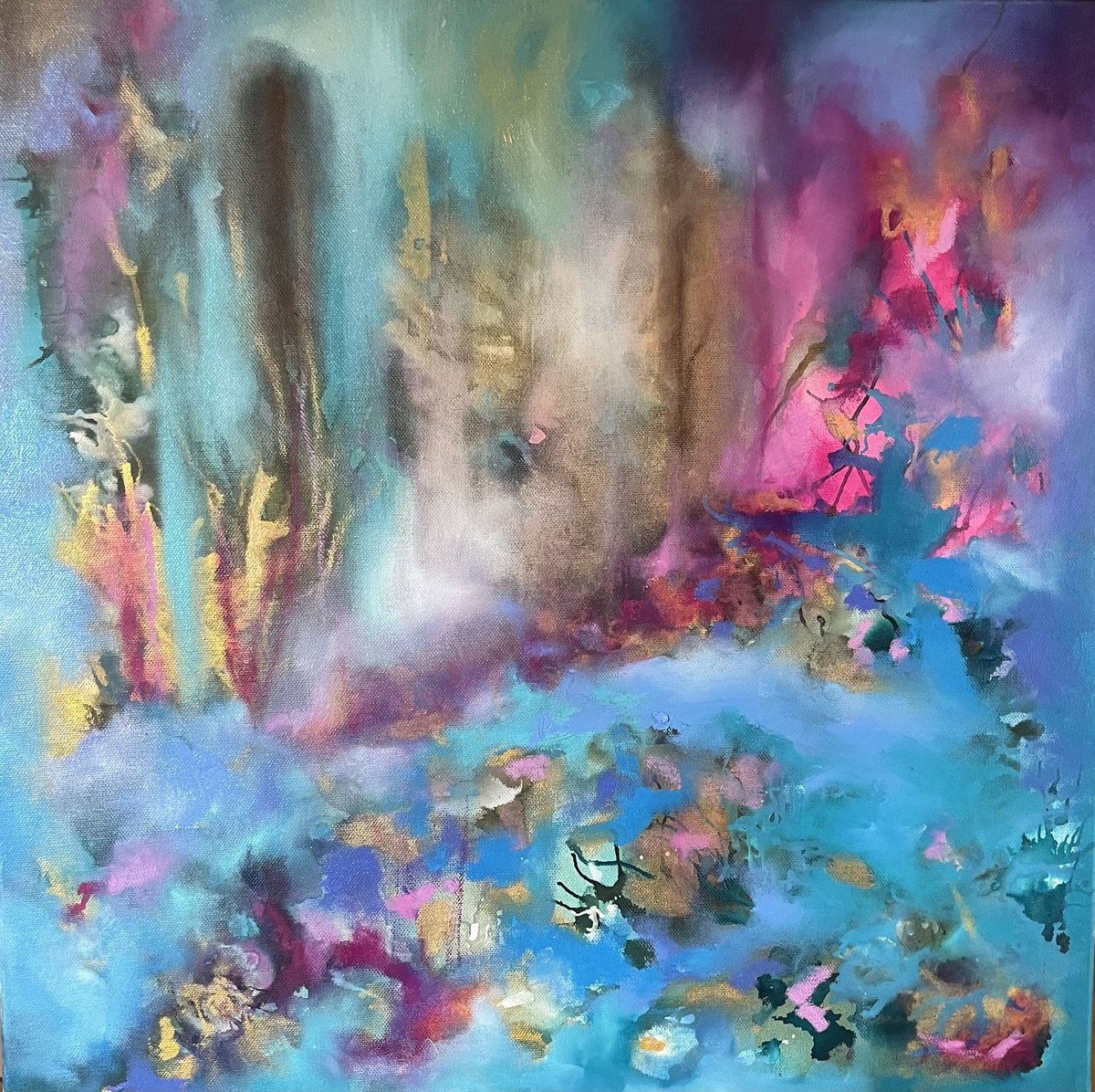  Dreaming No 4 By Clare Schouten, 24 X 24, Artwork For Sale On Artfinder