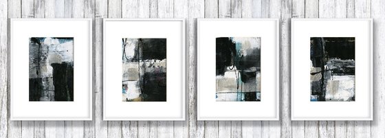 Abstract Composition Collection 1 - 4 Abstract Paintings