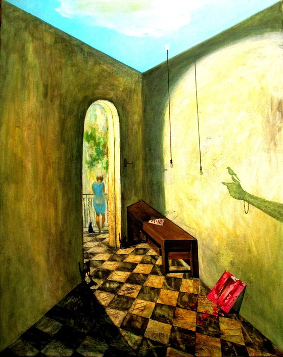 Room with a very acute angle