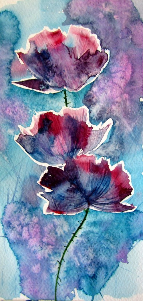 Purple flowers by Kovács Anna Brigitta