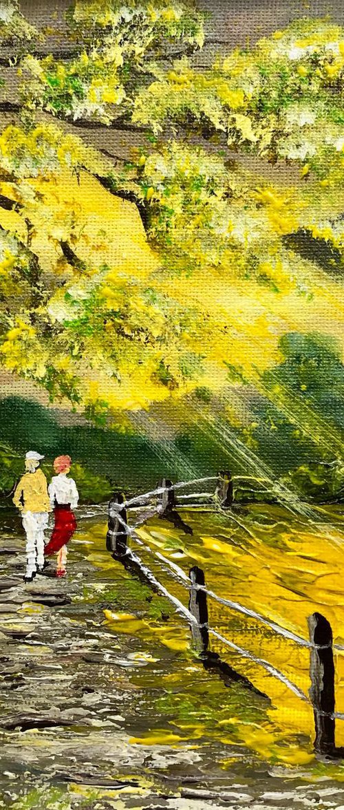 Romance in the springtime by Marja Brown