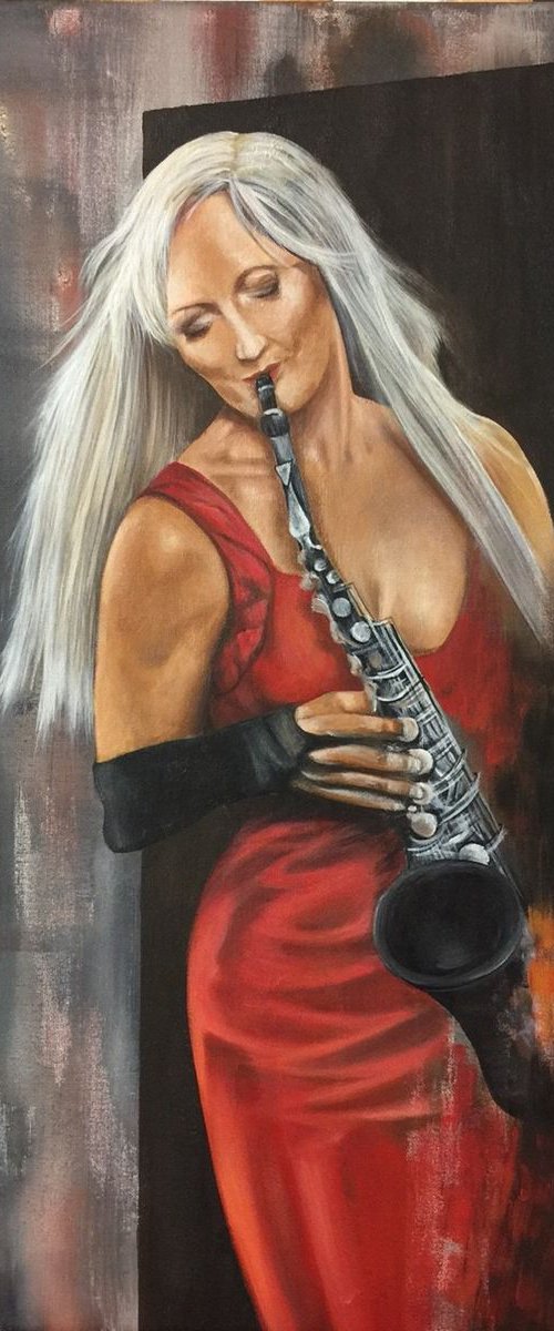 Woman portrait. by Eka Peradze