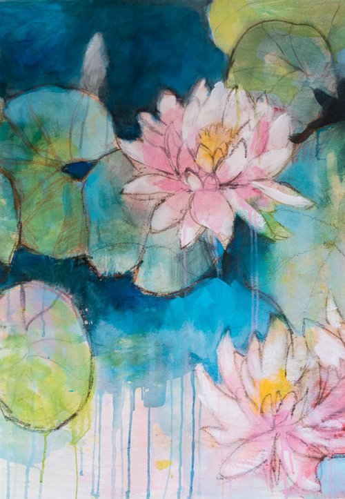 WATER LILIES by Olga Bezverkhaya