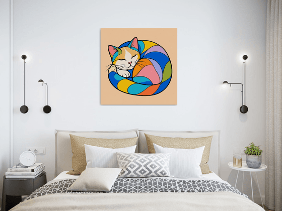 Colorful Cat #08