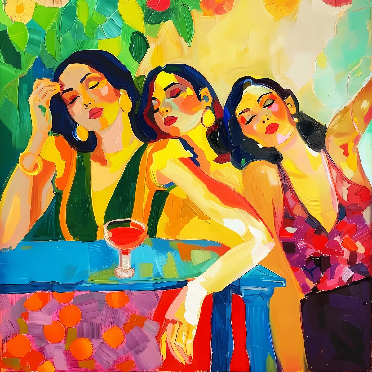 Drunk women by BAST