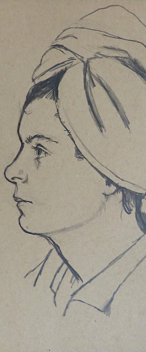 Turban, 22x27 cm by Frederic Belaubre